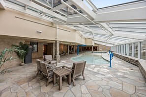 Indoor pool, outdoor pool