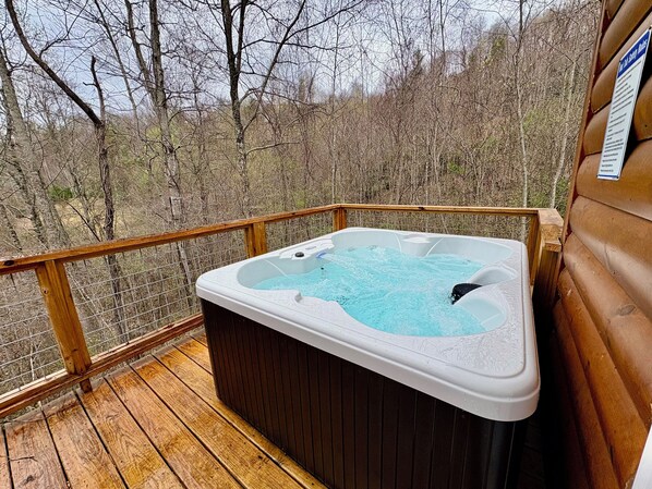 Bain à remous extérieur