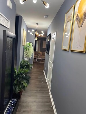 Interior entrance