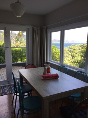 Dining - 3 Bedroom House with Amazing Sea Views. (Lower Hutt)