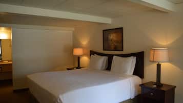 1 slaapkamer, een strijkplank/strijkijzer, wifi, beddengoed