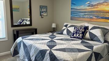 3 bedrooms, iron/ironing board, WiFi, bed sheets