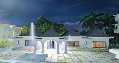 Luxurious 6-bedroom villa with pool, bar, fire pit in gorgeous St. James Parish