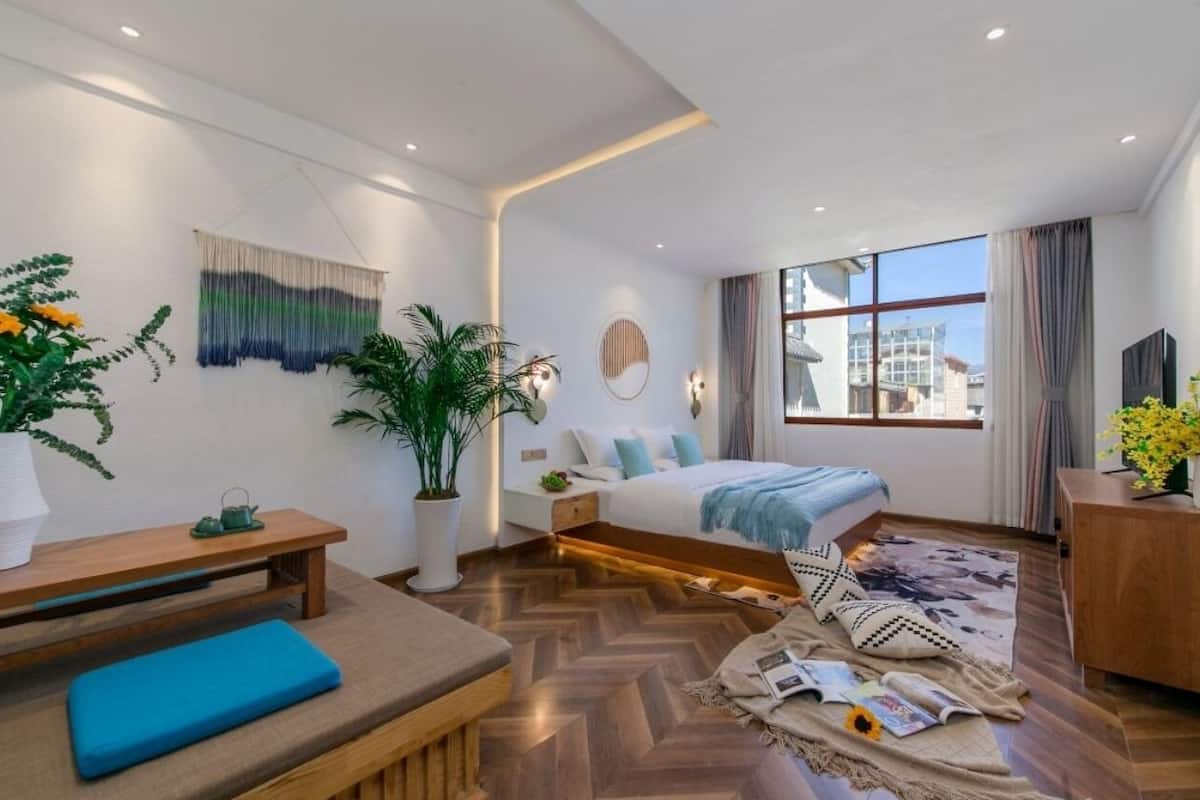 Elite Double Room, City View | 2 bedrooms, in-room safe, desk, blackout drapes