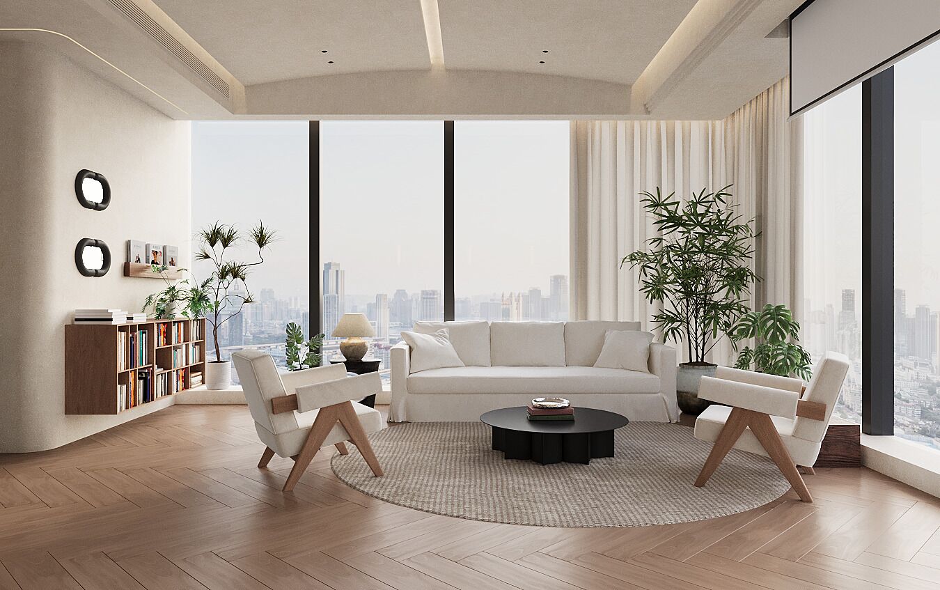 Sala de estar en el lobby