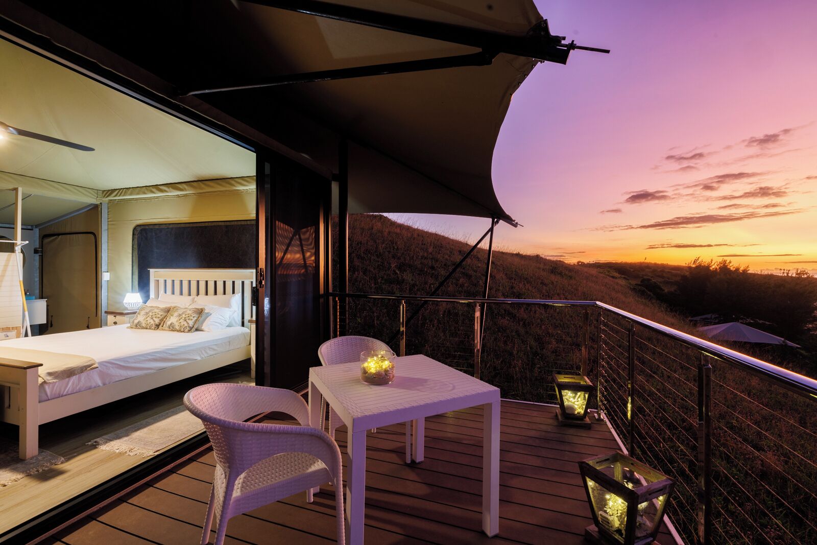 Quang cảnh nhìn từ nơi lưu trú