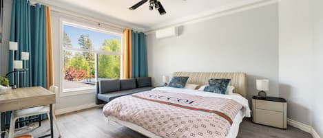 Comfort Double Room, City View | Desk, laptop workspace, free WiFi
