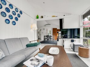 TV, fireplace - "Aija" - 175m from the sea by Interhome (Strøby)