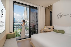 Studio, vue ville | Vue de la chambre