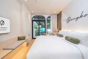 Terrace Park View | In-room safe, free cots/infant beds, free WiFi, bed sheets - Hotel Bangkokian (Bangkok)