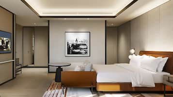 Een minibar, een kluis op de kamer, verduisterende gordijnen