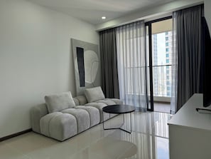 Deluxe Apartment, 2 Bedrooms, City View | Living area - The OPAL Pearl Residences (Ho Chi Minh City)