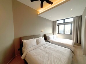 3 chambres, fer et planche à repasser, Wi-Fi gratuit, draps fournis