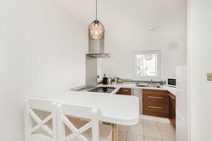 ดีลักซ์อพาร์ทเมนท์, วิวเมือง | ครัวส่วนตัว | เครื่องชงกาแฟ/ชา, กาต้มน้ำไฟฟ้า