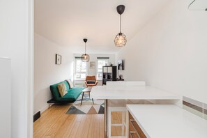 Appartement Deluxe, vue ville | Cuisine privée