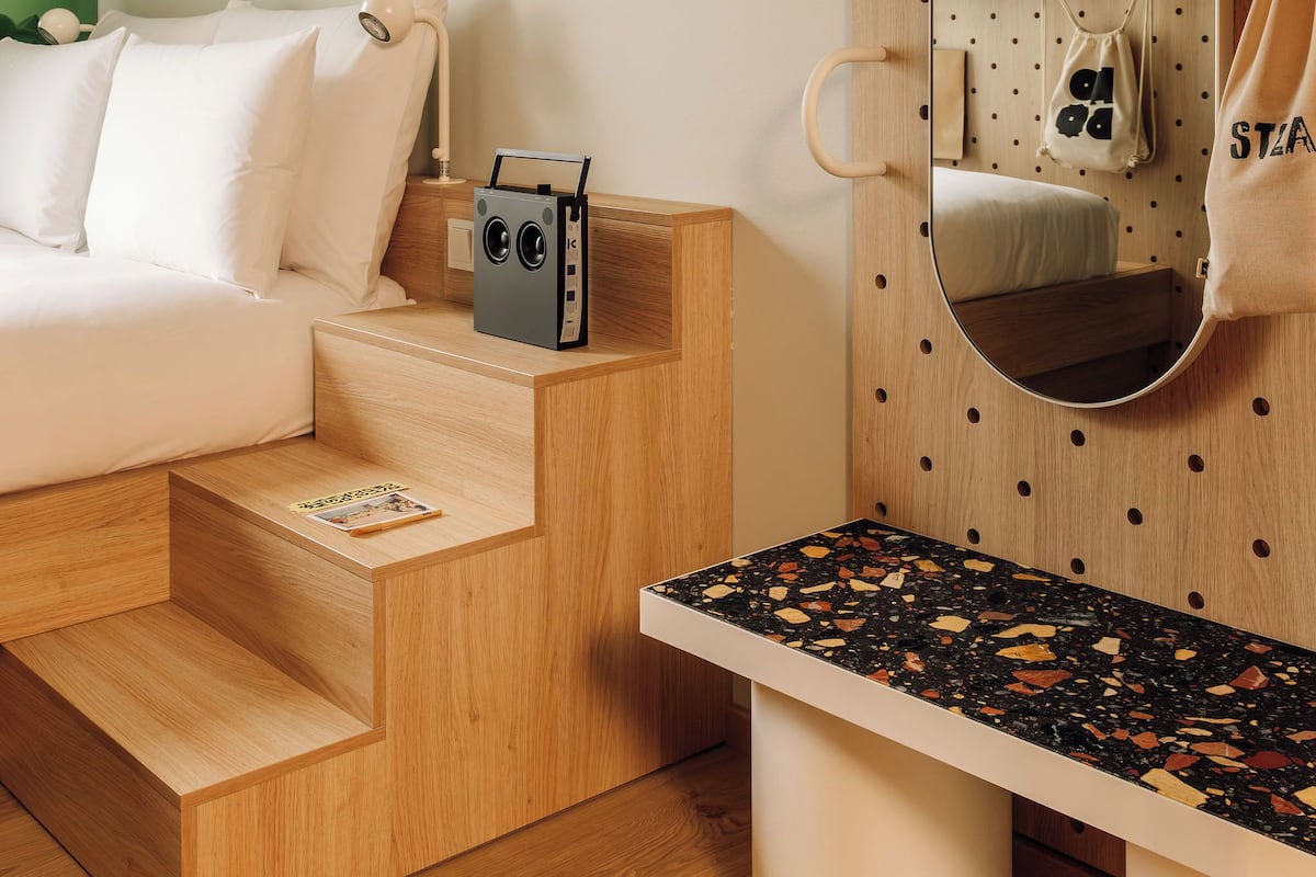 Chambre (Hobo Snug Courtyard) | Literie hypoallergénique, minibar