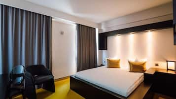 Chambre Double Deluxe pour 1 personne | Coffres-forts dans les chambres, bureau