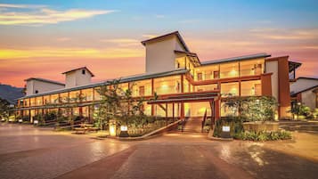 Front of property – evening/night