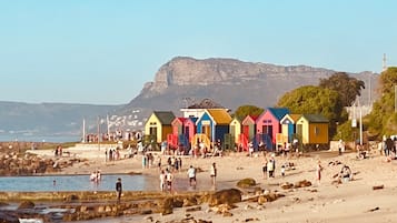Beach nearby, beach towels