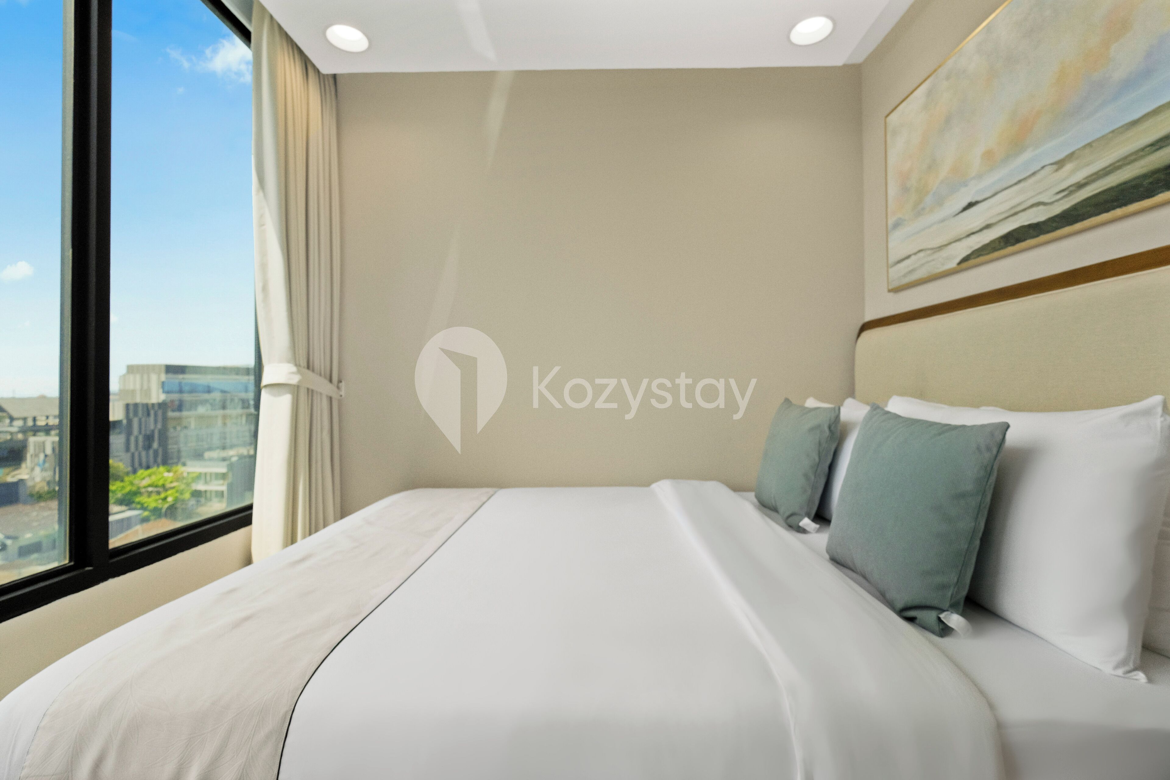 아파트, 침실 2개, 시내 전망 | 책상, 노트북 작업 공간, 다리미/다리미판, 무료 WiFi