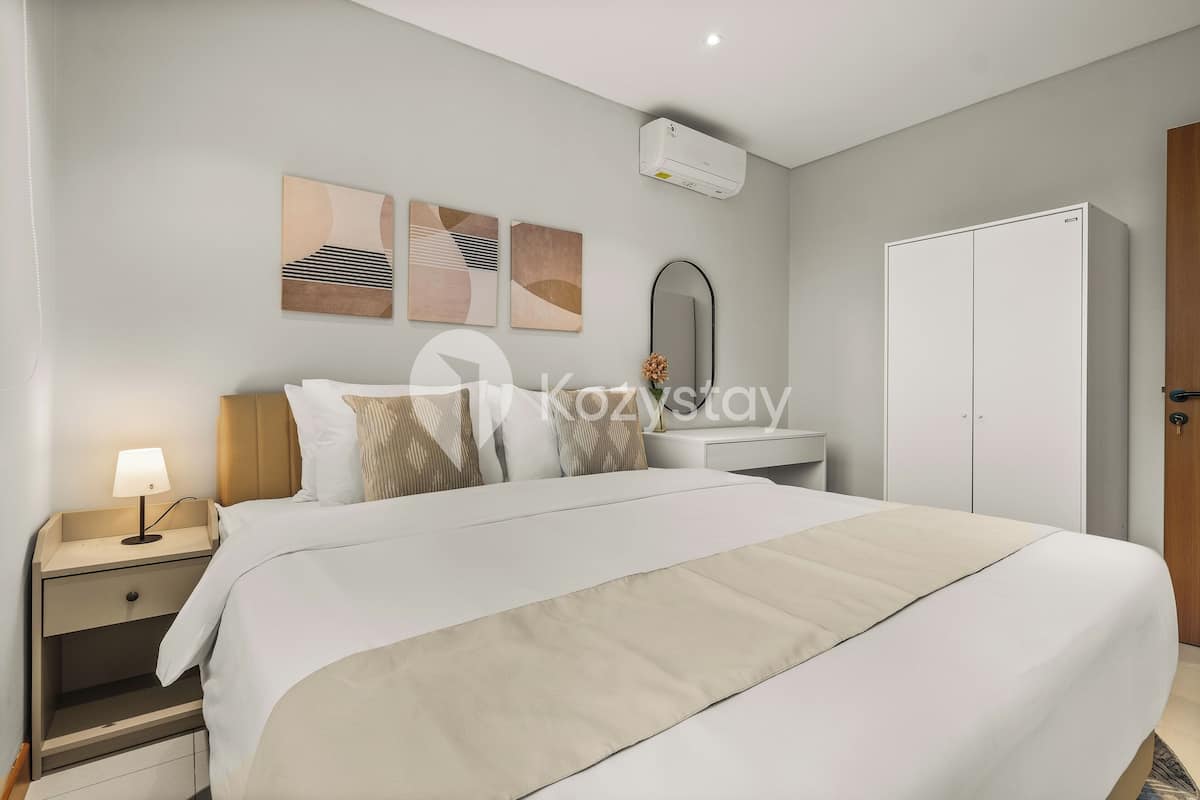 Departamento, 2 habitaciones, vista a la ciudad | 2 habitaciones y espacio para trabajar con laptop