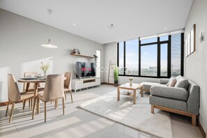 Living area - Savya Aparthotel by Kozystay - Bandung (Bandung)