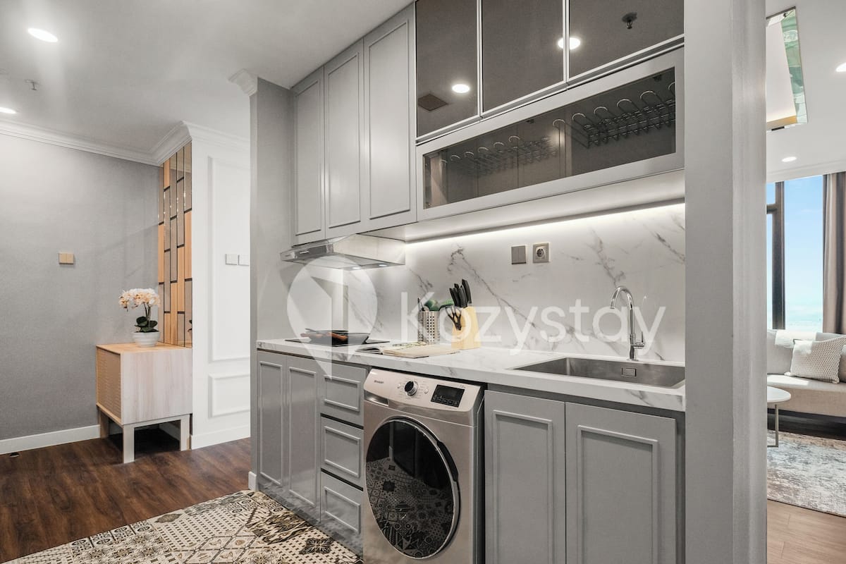 Apartment, 2 Bedrooms, City View | Private kitchen