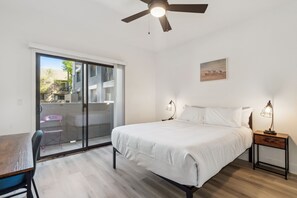 Deluxe Apartment, 2 Bedrooms | Desk, laptop workspace, iron/ironing board, free WiFi - CozySuites at Zone Westgate (Glendale)