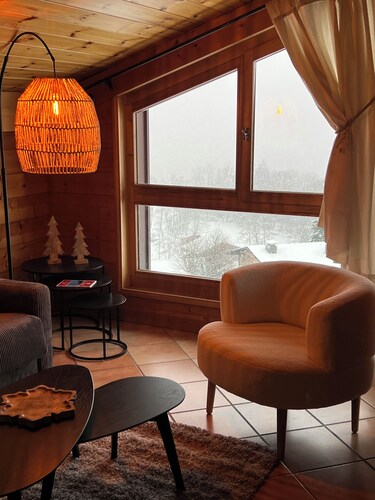 Ski in, ski out apartment in the mountains