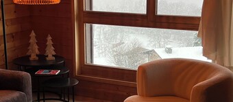 Ski in, ski out apartment in the mountains