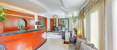 Sala de estar en el lobby
