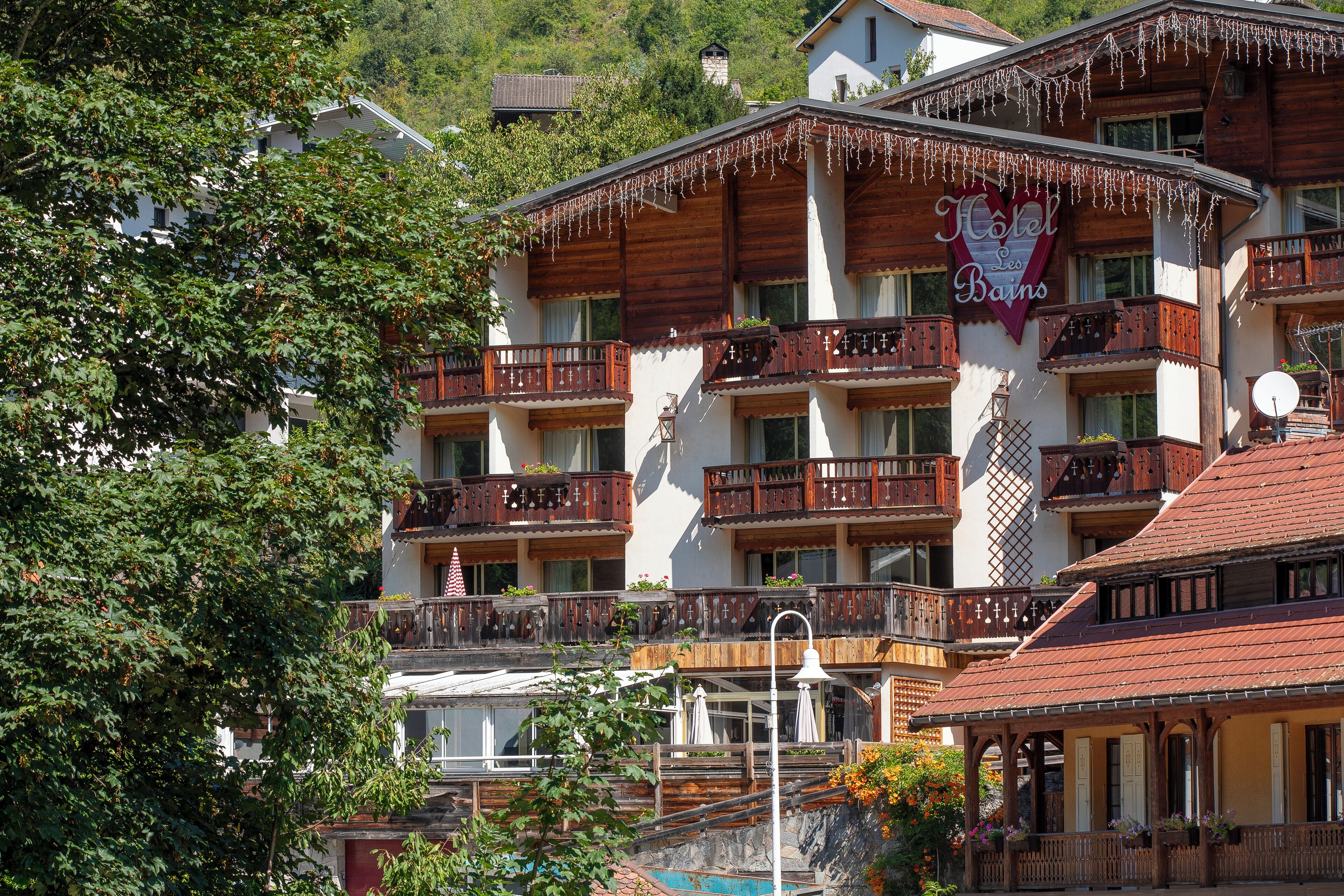 Façade de l’hébergement
