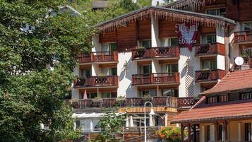 Façade de l’hébergement