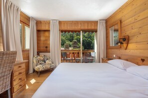 Superior-værelse med 2 enkeltsenge - balkon - bjergudsigt | Strygejern/strygebræt, gratis Wi-Fi