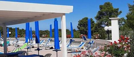 Poolside bar