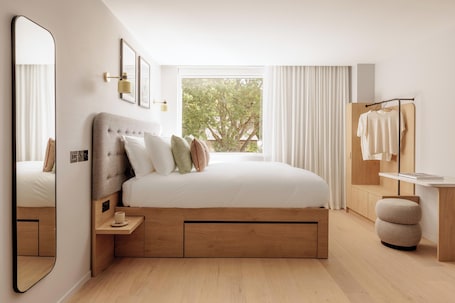 1 habitación y ropa de cama de alta calidad