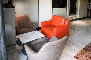 Sitteområde i lobbyen