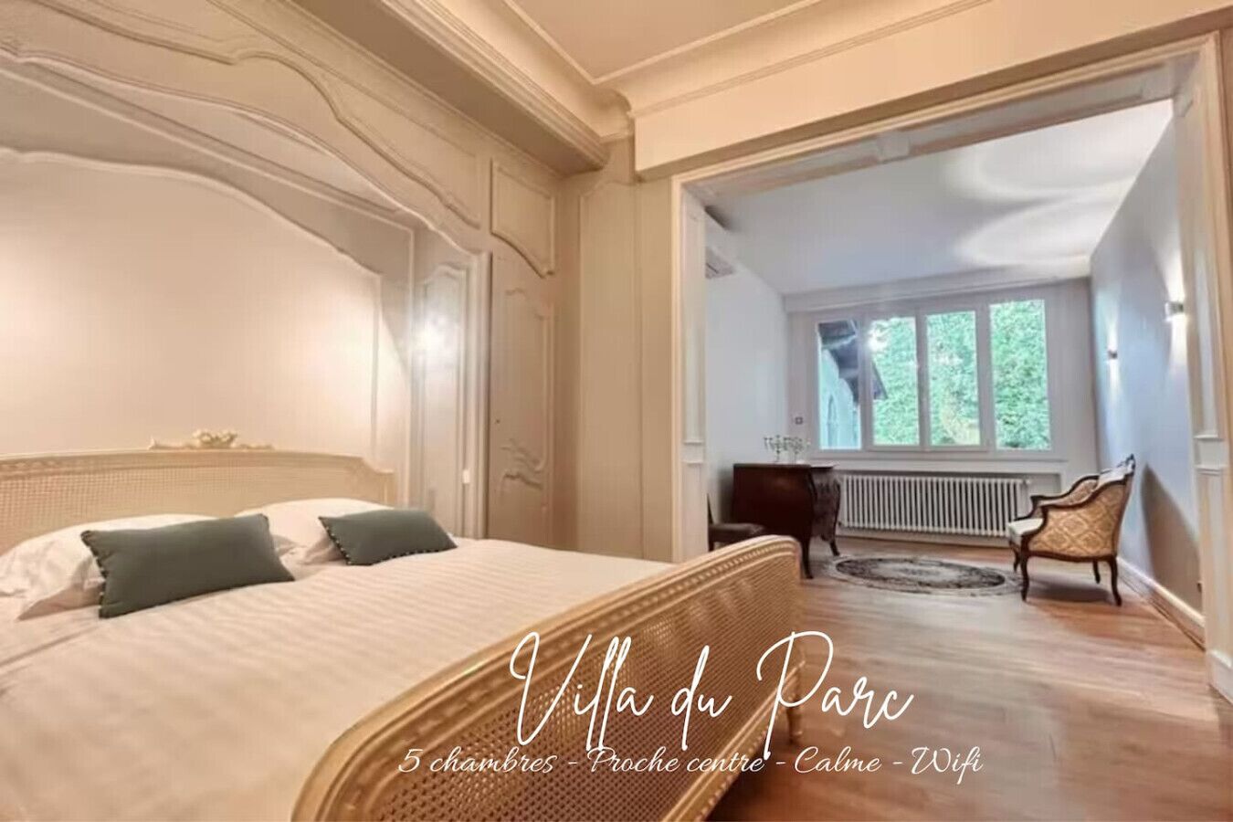 5 bedrooms, iron/ironing board, travel cot, WiFi