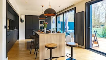 Rumah Keluarga, pemandangan kebun | Dapur pribadi