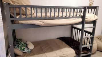 2 bedrooms, iron/ironing board, travel crib, free WiFi