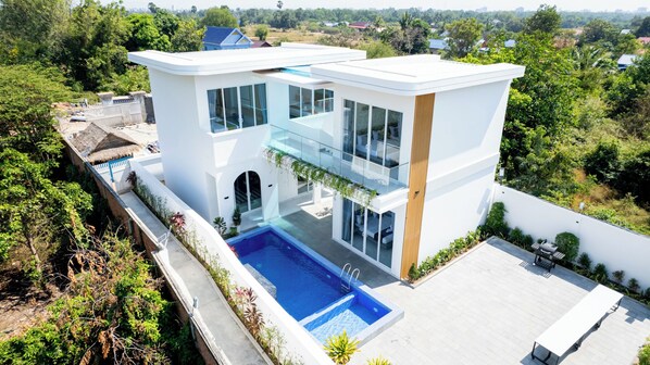 Façade de l’hébergement