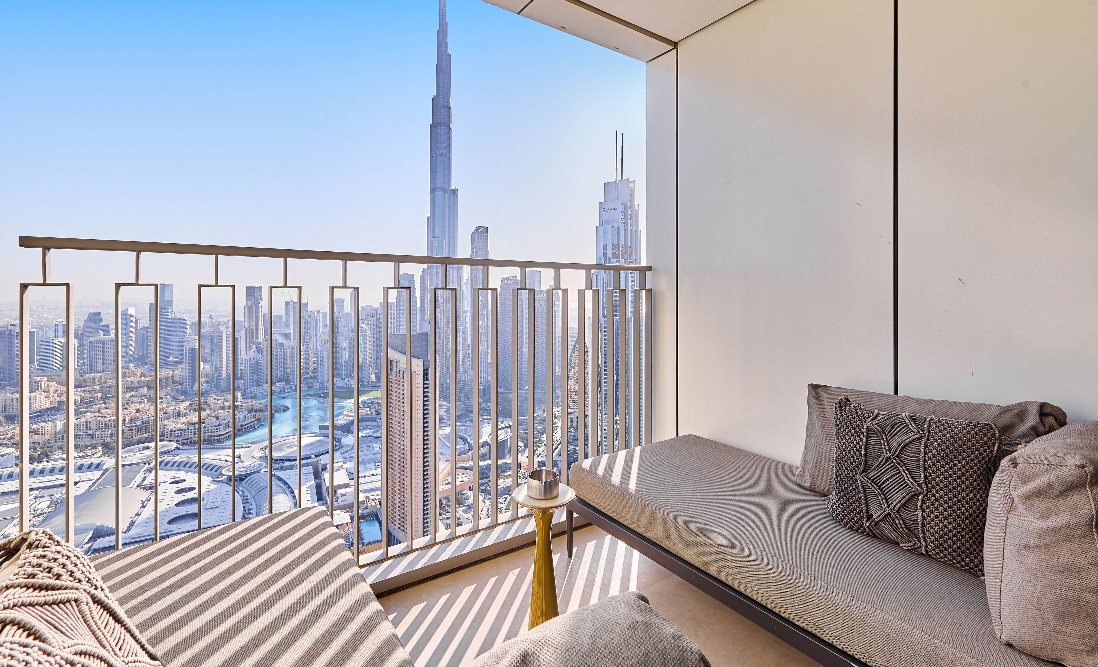 Luksushuoneisto, kaupunkinäköala | Näkymä parvekkeelta