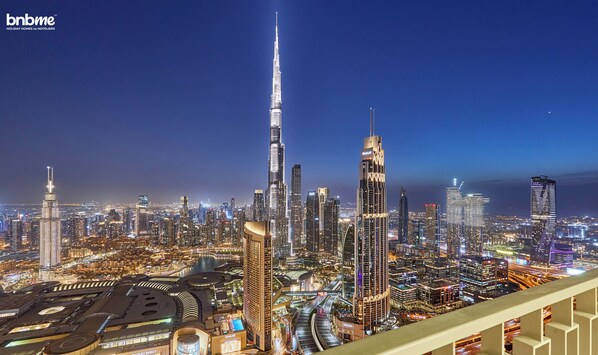 Luxury Apartment, City View | Balcony view