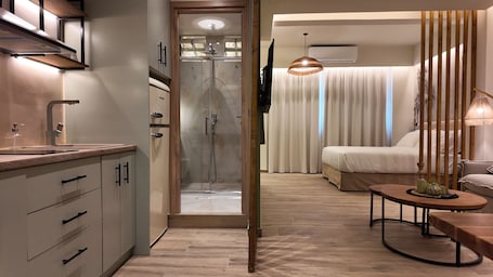 Superior Apartment, City View | In-room safe, desk, laptop workspace, blackout drapes