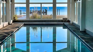 Indoor pool, a heated pool