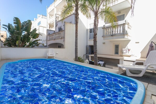 Terrace/patio - Bilocale Corso Italia 694 con piscina - Salento Reservation (Gallipoli)