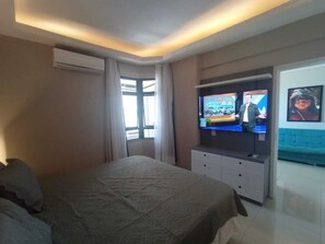 Departamento, vista a la playa | 1 habitación y wifi gratis 