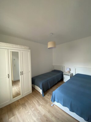 2 bedrooms, iron/ironing board, travel crib, free WiFi
