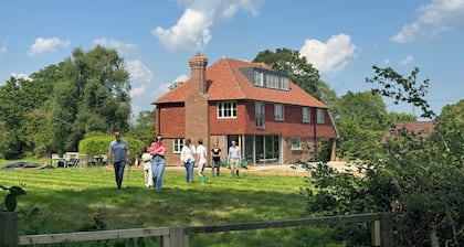 Large detached farmhouse in quiet Kent countryside , close to London train line