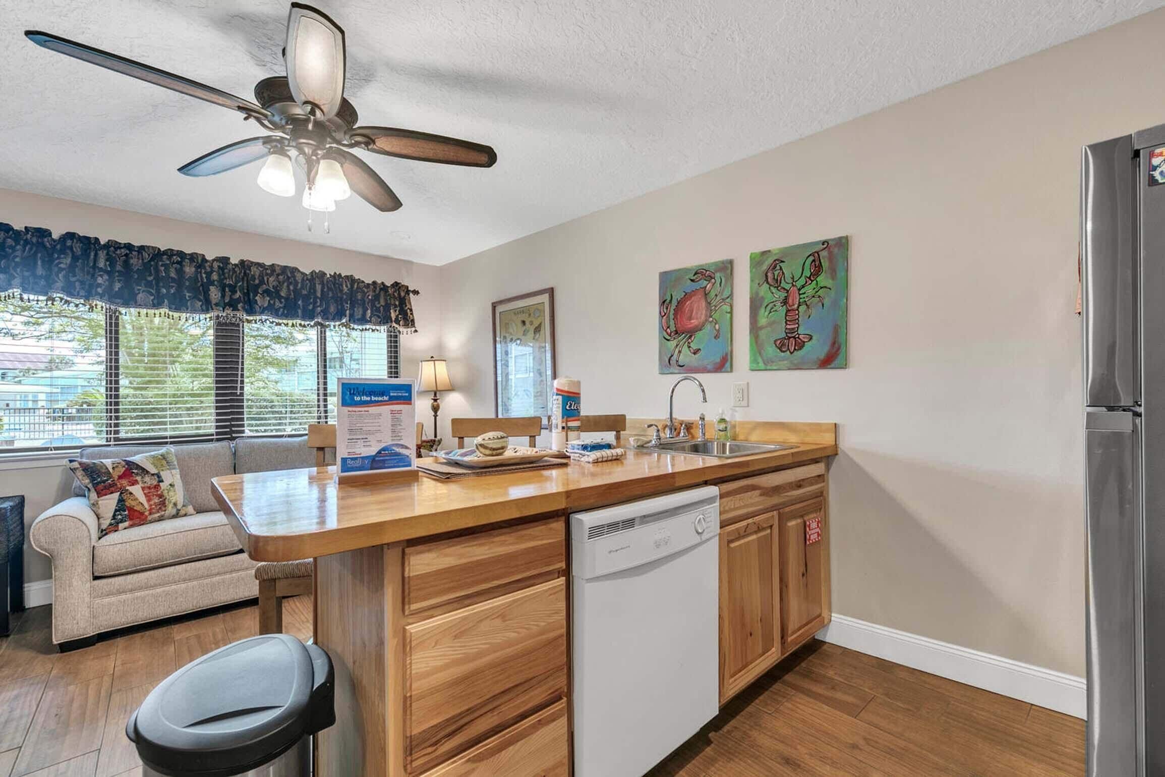 Condo, 1 Queen Bed with Sofa bed (Hidden Beach Villas 122 - A Sunset Pa) | Interior